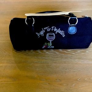 Insulated Wine Clutch with corkscrew!